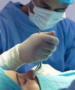 performing closed plastic surgery of the nose